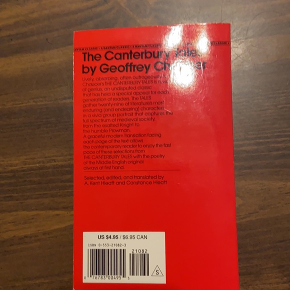 The Canterbury Tales by Geoffrey Chaucer in original English and modern english - Picture 2 of 3